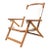 Coastal Chic Adjustable & Folding Canvas Deck / Beach Chair For Sale