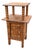 19th or 20th Century American Folk Art Marquetry Etagere Table Stand For Sale