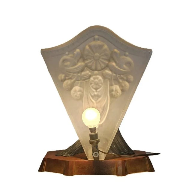 French Art Deco Balloon Dancer Lamp, 1930s For Sale - Image 4 of 18