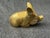 Vintage Solid Brass Lounging Pig Figure For Sale - Image 9 of 15