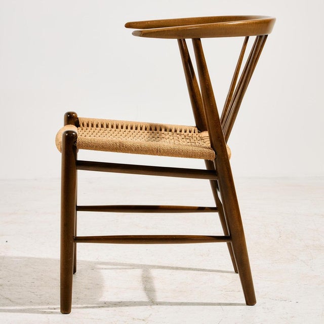 Beech 24GT Chair by Illum Wikkelsø for Niels Eilersen, 1960s For Sale - Image 3 of 18