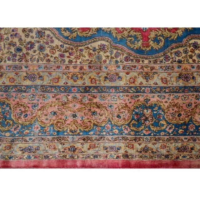 Early 20th Century Kirman Rug For Sale - Image 9 of 11