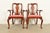 Henkel Harris Queen Anne Solid Cherry Wood Armchairs, Pair For Sale - Image 15 of 15