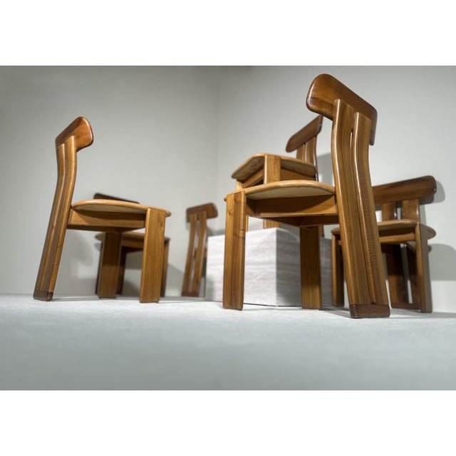 Set of 6 Sapporo dining chairs: original design by Mario Marenco and produced by the manufacturer Mobil Girgi in Italy...