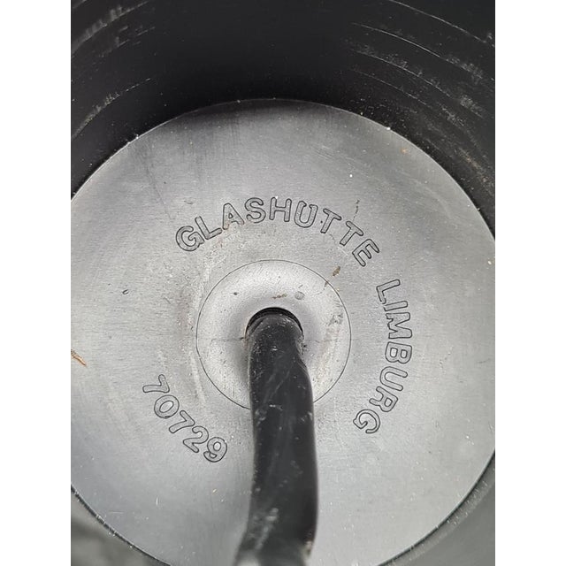 Mid-Century Modern Pendant Lamp in Faceted Glass from Glashütte Limburg, 1960s For Sale - Image 6 of 9