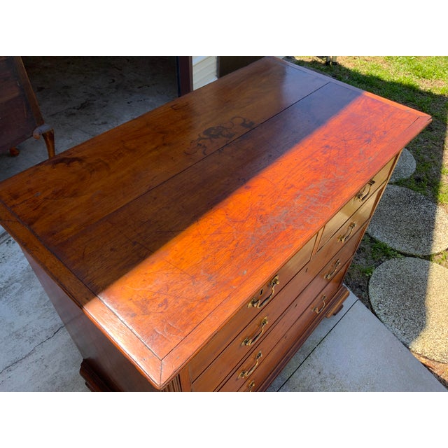 Walnut Chippendale Chest For Sale - Image 4 of 18