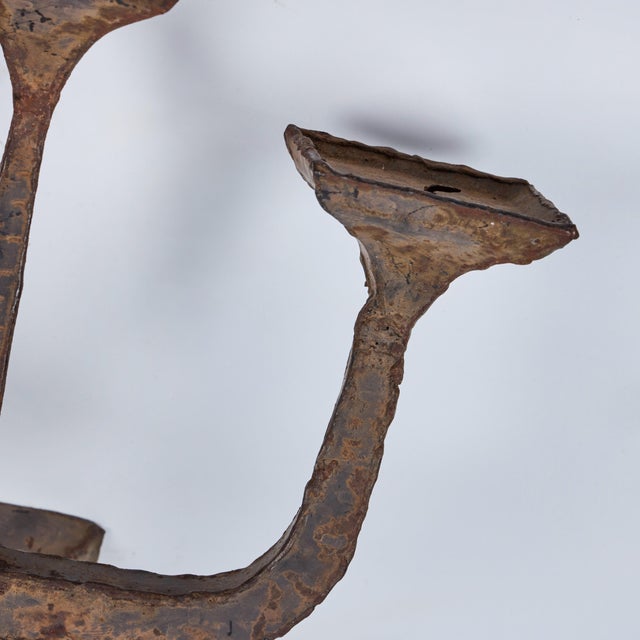 Brown Pair of Vintage Brutalist Sconces For Sale - Image 8 of 10