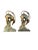 Saved for Stephen H. - Single 1930s Art Deco Gazelle Bookends by Crescent Metal Works For Sale - Image 4 of 13