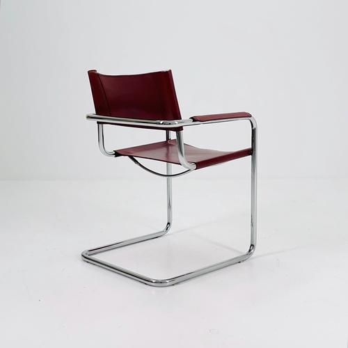 Marcel Breuer Centro Studio Desk Chair by Mart Stam & Marcel Breuer for Fasem, Italy, 1970s For Sale - Image 4 of 11