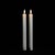 Kenneth Ludwig Chicago FIA Wick Ivory Taper Candle (Set of 2) For Sale - Image 4 of 4
