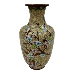 Early 20th Century Antique Chinese Cloisonne Vase
