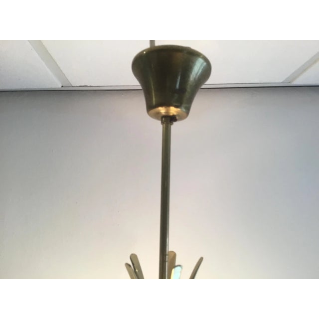 1950s Mid-Century Italian Brass Pendant Lamp, 1950s For Sale - Image 5 of 7