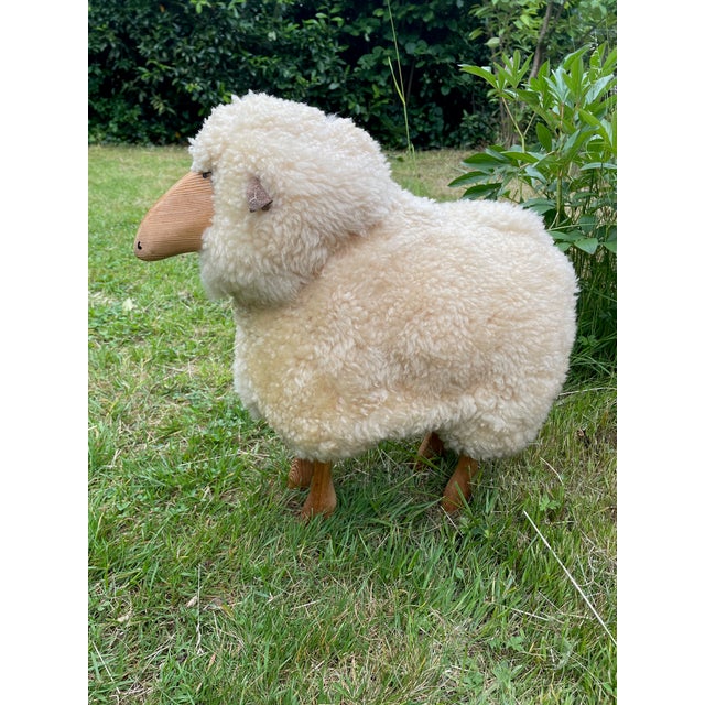 Wool Lamb by Hanns Peter Krafft, Germany, 1970s For Sale - Image 14 of 14