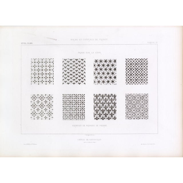 Offered is an exceptionally rare and complete suite of 13 original architectural engravings depicting the Château de...