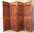 Antique Chinese Hand Painted 4-Panel Wood Screen For Sale - Image 13 of 13