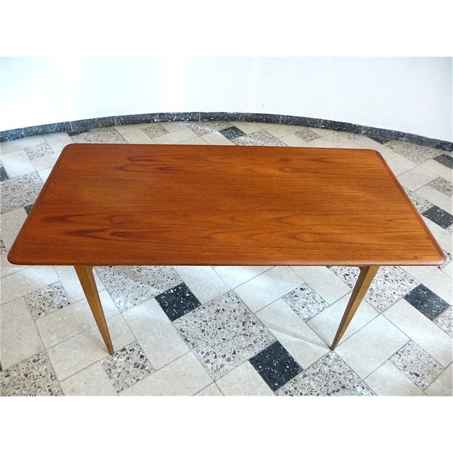 Mid-Century Danish Modern Teak Coffee Table, 1960s For Sale - Image 4 of 7