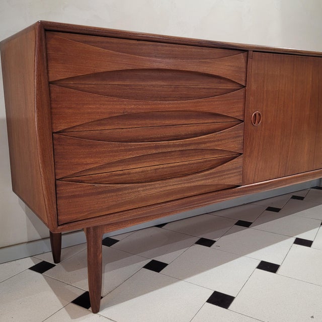 Mid-Century Sideboard by Oswald Vermaecke for V-Form, Belgium, 1960s For Sale - Image 15 of 18