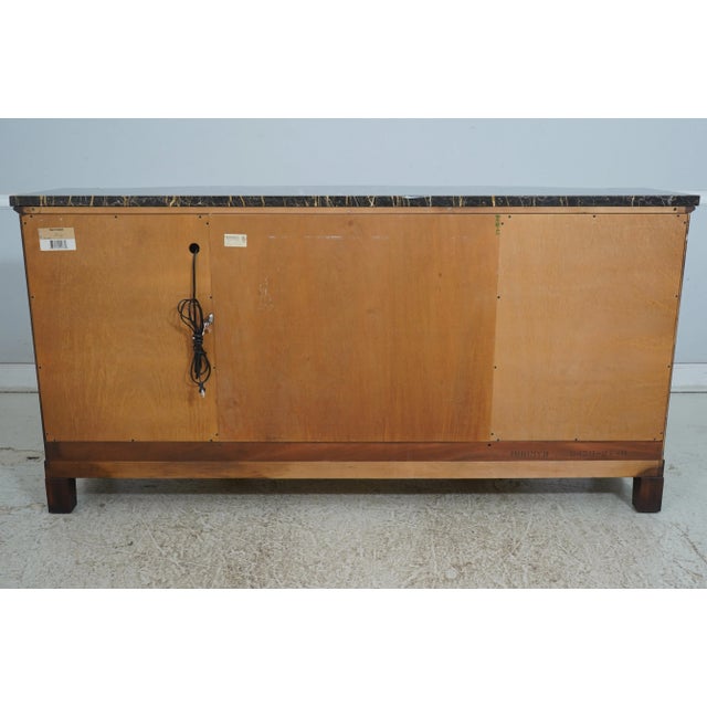 Herendon Historic Natchez Maple Top Mahogany Sideboard Buffet For Sale - Image 15 of 18