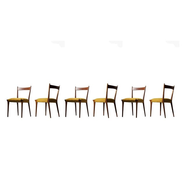 Model S11 Dining Chairs attributed to Alfred Hendrickx for Belform, 1950s, Set of 8 For Sale - Image 16 of 17