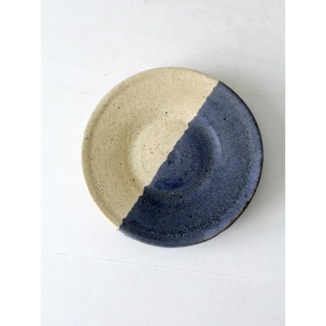 Vintage Studio Pottery Plate For Sale - Image 6 of 8