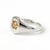 Not Yet Made - Made To Order Citrine Unisex Signet Ring, 925 Silver Wedding Engagement Ring Us 7 For Sale - Image 5 of 5
