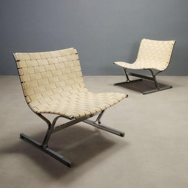 PLR 1 Lounge Chairs by Ross Littell for ICF, Set of 2 For Sale - Image 9 of 9
