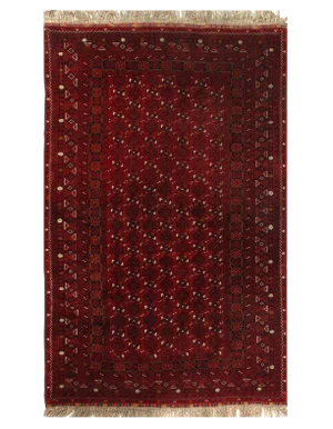 Pasargad Rust Afghani Bashir Rug 4'3'' X 6'5''