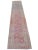 Textile 1970s Pink Kurdish Herki Hand-Knotted Distressed Runner Hallway Decor For Sale - Image 7 of 11