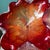 Mid-Century Modern Vintage Red and Silver Leaf Murano Glass Style Bowl For Sale - Image 3 of 7