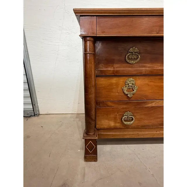 French Country 18th Century French Empire Solid Walnut Chest of Drawer / Commodes For Sale - Image 3 of 18