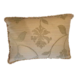 22" X 16" Floral and Tile Pattern Decorative Pillow