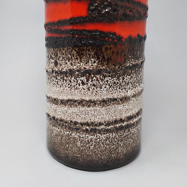 Large Fat Lava Vase from Scheurich, 1970s For Sale - Image 4 of 6