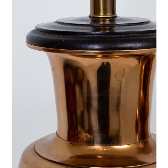 Late 20th Century Large Brass Lamps - a Pair For Sale In New York - Image 6 of 6