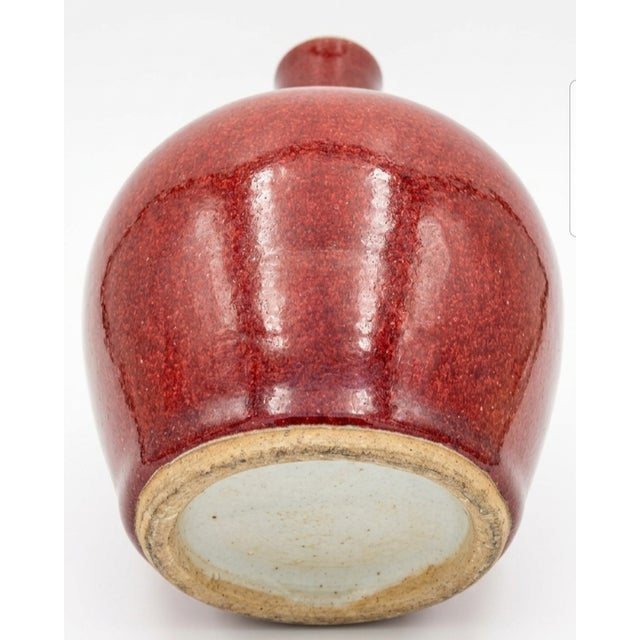 Early 20th Century Chinese Sang De Boeuf (Oxblood) Glaze Vase For Sale - Image 4 of 6