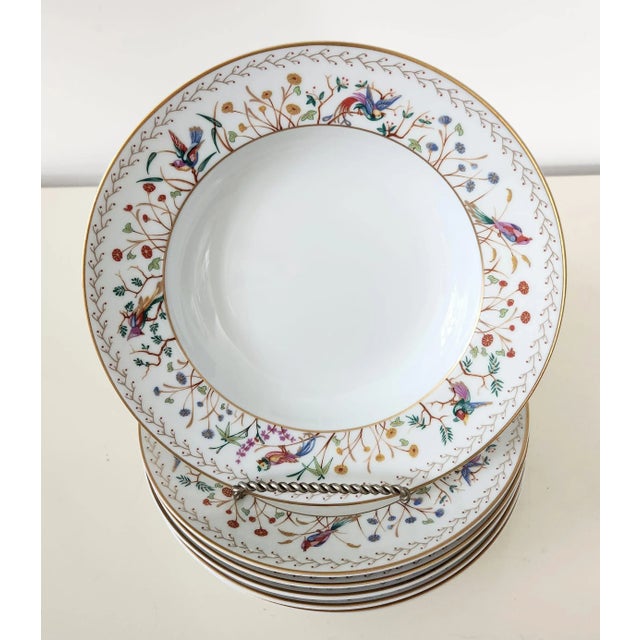 1990s Tiffany & Co. Audubon Rimmed Soup Bowls- Set of 6 For Sale In Greenville, SC - Image 6 of 6