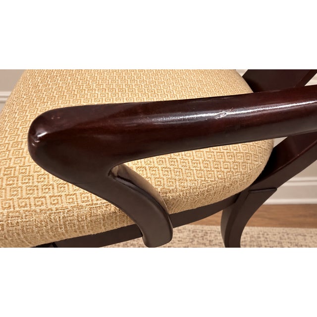 Henredon Neoclassical Klismos Mahogany Dining Chairs, Set of 6, 2007 For Sale - Image 14 of 17
