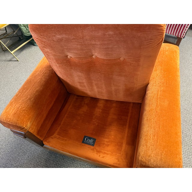 1970s 1970s Mid Century Modern Club Chair by Craft Associates for Lane Furniture For Sale - Image 5 of 11