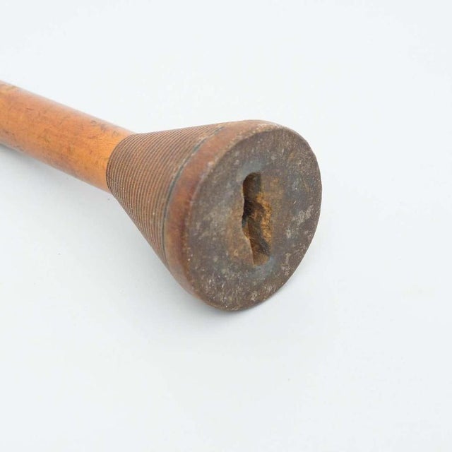 Rustic Wooden Spools of Thread, 1930s, Set of 3 For Sale - Image 16 of 18
