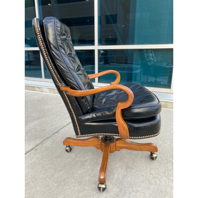 Traditional SwivelTilt Leather HighBack Executive Chair From John