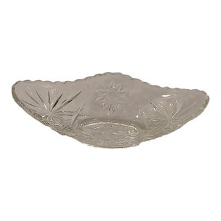 Vintage Eapc Anchor Hocking Boat Dish For Sale