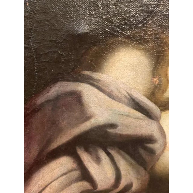 Holy Family, 17th Century, Oil on Canvas, Framed For Sale - Image 4 of 6