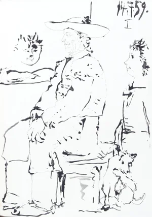 1980s "Toros y Toreros 23a" Lithograph After Pablo Picasso