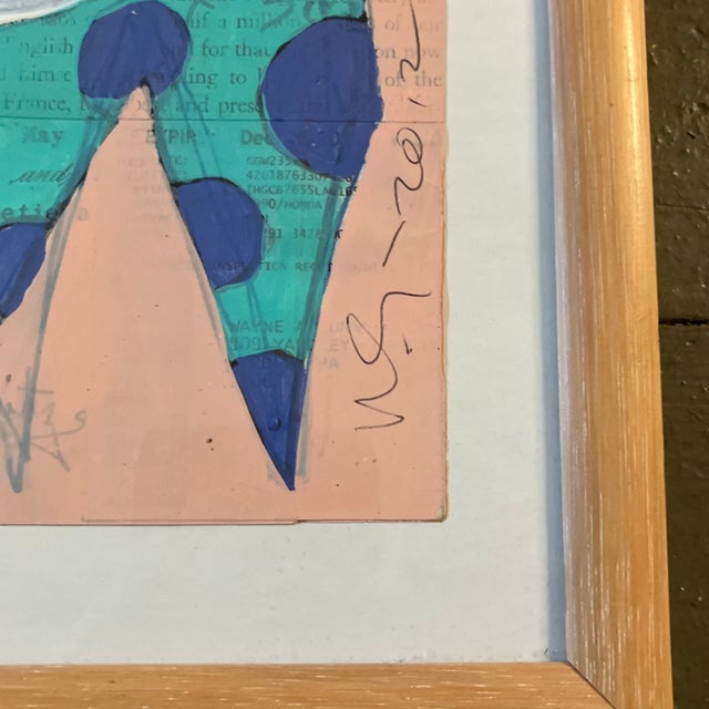 Abstract Contemporary Original Wayne Cunningham Abstract Painting Framed For Sale - Image 3 of 4