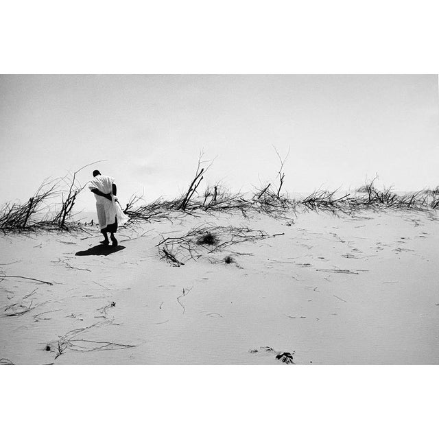 Olivier Lebrun Back walker in the desert, Mauritania 2007 Silver print 2007, dry stamp of the author in the margin,...