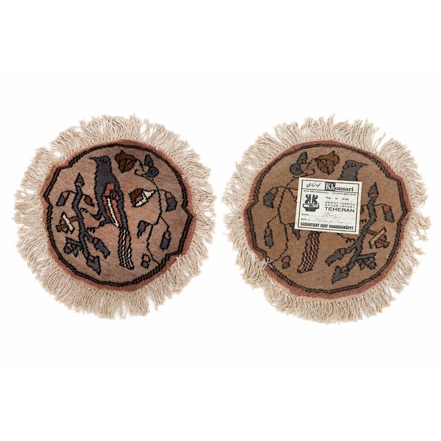 1970s Small Middle Eastern Round Rugs, 1970s, Set of 3 For Sale - Image 5 of 10