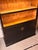 Design Plus Gallery presents a Traditional Asian Wood Storage Bookcase with a black painted exterior and contrasting...