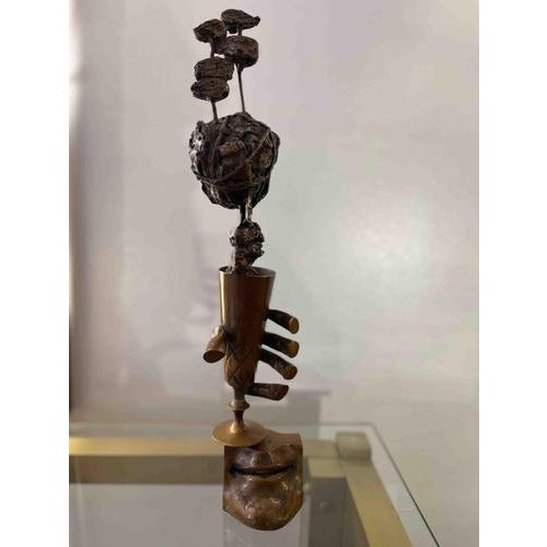 Bronze Sculpture by Novello Finotti, 1980s For Sale - Image 12 of 15