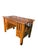 Antique Mission Style Quartersawn Oak Desk | Arts & Crafts Era Kneehole Library Writing Table For Sale - Image 6 of 17