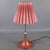 Modernist Pink Pleated Murano Glass Table Lamp, 1970s For Sale - Image 16 of 16