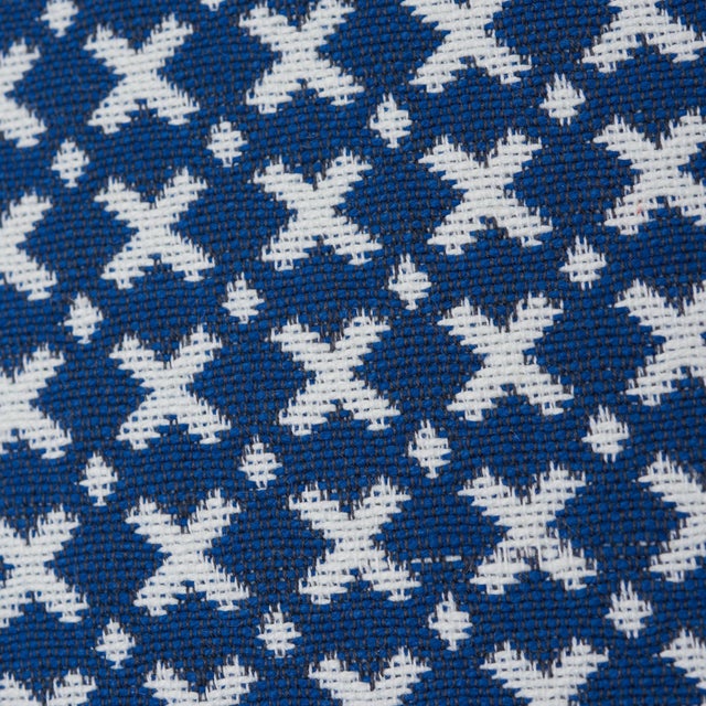 Not Yet Made - Made To Order Contemporary Schumacher Elias Pillow in Blue & Ivory For Sale - Image 5 of 8